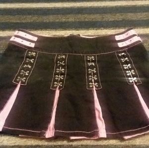 Stylish Black and Pink Women's Skirt